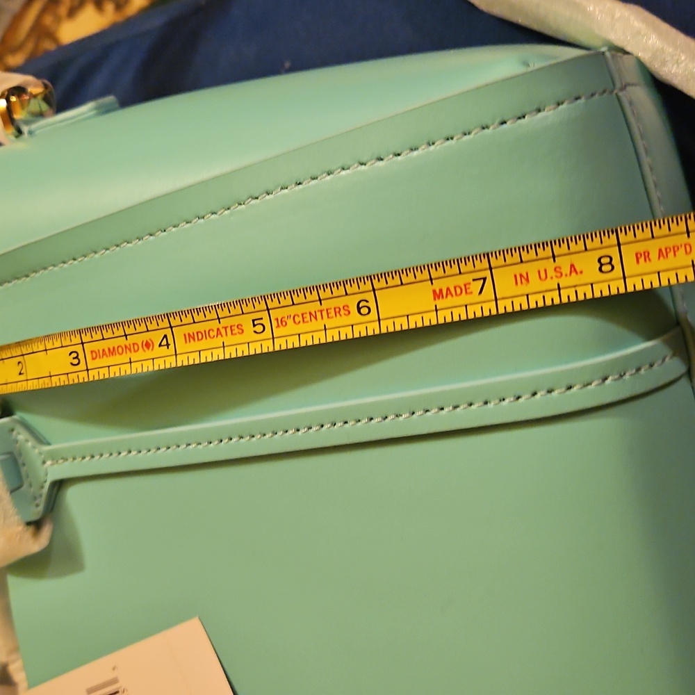 Kate Spade Aqua Satchel NWT..includes DUST BAG..cross Body Strap And Handles - Picture 12 of 15